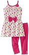 Young Hearts Toddler Girls Polka Dot Printed Jersey with Legging Set