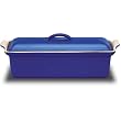 Le Creuset Enameled Cast-Iron 4-by-12-2/3-Inch Pate Terrine, Cobalt