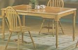 All Natural Finish Dining Table