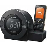 Sony Clock Radio with Dock for Sony Digital Music Players and Sony Ericsson Phones