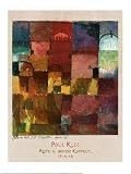 Rote U Weisse Kuppeln, 1914 - Artist: Paul Klee - Art Print Poster Size: 24.00 by 32.00 inches