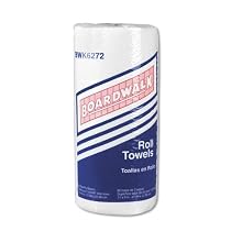 Boardwalk 6274 Household Paper Towel Roll, 2-Ply Perforated, 9" Width x 11" Length, White, 100 Sheets per Roll (Pack of 30)