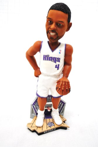 Chris Webber Official NBA #4 courtside 10 inch Bobble Head Sacramento kings white jersey