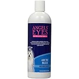 ANGELS' EYES Whitening Pet Shampoo, 16-Ounce, Arctic Blue