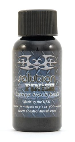 Solution Finish Black Plastic & Vinyl Restorer 1 oz.