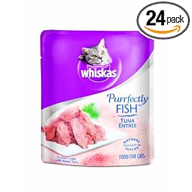 Whiskas Purrfectly Food for Cats, 3-Ounce Pouches (Pack of 24)