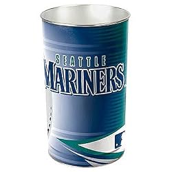 Seattle Mariners MLB Tapered Wastebasket (15 Height) by Wincraft