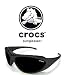 crocs Sunglasses-Black Nosepiece-Black Frame-Polarized