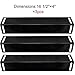 VICOOL 16 1/2 x 4 Inches Porcelain Steel Heat Plate Replacement for BBQ Grillware GGPL-2100, Charbroil 463211512, Master Forge and Other Gas Grill Models, hyJ215A, Set of 3