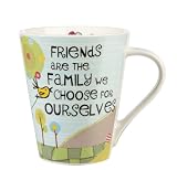 The Good Life Friends are Family Mug, Fine China