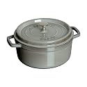 Staub 2.5 Quart Round Cocotte, Graphite Grey