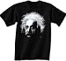 Albert Einstein BIG EINSTEIN Portrait Adult Black T-shirt Image