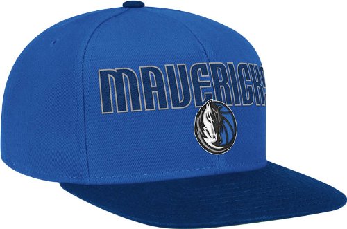 NBA Dallas Mavericks Wool Blend Adjustable Snapback Hat, One Size,  Blue