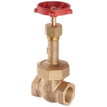 Milwaukee Valve 1156 Series Bronze Gate Valve, Industrial Service, Class 200, Rising Stem, NPT Female