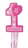 Amscan Pinata Age One, Pink