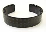 Calvin Klein CK Black Open Bangle Bracelet KJ41AB01030S