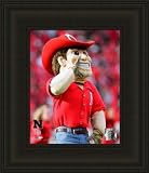 Framed Herbie Husker Nebraska Cornhuskers Photo - Black No Mat