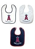 Los Angeles Angels 3 Pack Snap Bib Set