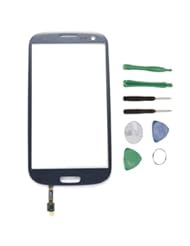 Wireless: Generic Touch Screen Digitizer Replacement For Samsung Galaxy i9300 Siii S3 L710 - Blue - Generic