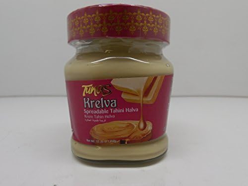 Tunas Krelva Spreadable Tahini Halva, Turkish, 12.35oz by Tunas