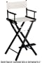 Director' s Bar Stool Frame, 30"H, BLACK