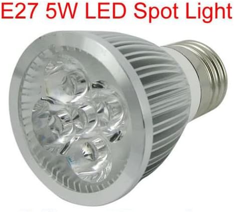 High Power E27 5W AC 85 ~ 265V Input LED Spot Light Warm White Energy Saving LED Light Bulb Replacement