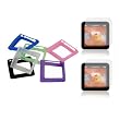 6 of TeckNet iPod Nano 6th Generation Silicone Cases (Including 6 Colours: Black, White, Green, Pink, Blue and Purple) + 2 x iPod Nano 6G Screen Protectors