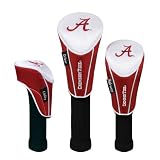 NCAA Alabama Crimson Tide Nylon Headcover (set of 3) Driver, Fairway, Utility