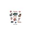 Florida Gators Team Logo Assortment Fathead Jr. Wall Decal