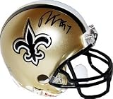 Robert Meachem Autographed/Hand Signed New Orleans Saints Replica Mini Helmet