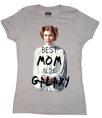 Star Wars Princess Leia Best Mom In The Galaxy Juniors T-shirt