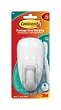 Command 17600B Bathroom Hook and Water-Resistant Strips, 1 Hook 2 Strips