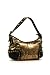 Just Cavalli By Roberto Cavalli Small Gold Handbag With Zipper Closure