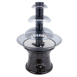 Buffet Enhancements Stainless Steel 3 Tier 19 Inch Chocolate Fountain with Removable Bowl by Buffet Enhancements