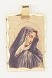 14 kt Gold Layered Medal - Our Lady of Sorrow - Hand Made, Ready for Engraving, Individually Boxed