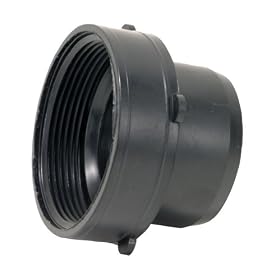 Rv Sewer Hose Adapter Sewer Outlet Female Adapter 3" Hose x 3" FPT Female Adapt