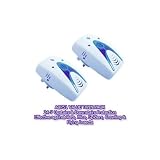 ACP51 DUAL TECHNOLOGY ELECTRONIC PEST CONTROLLER. Repels rodents spiders and insects. TWIN PACK