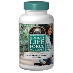 Source Naturals Womens Life Force No Iron Tablets, 90-Count Bottle