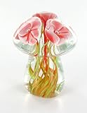 Mushroom Flower Pink Floral Art Statue Figure