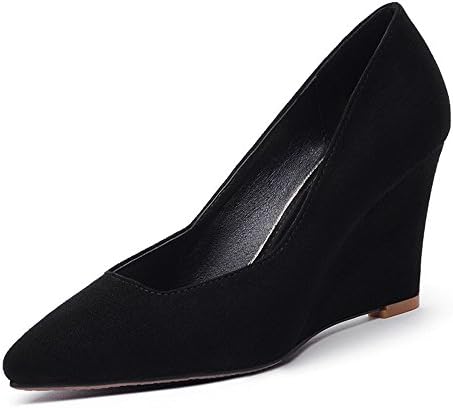 Laikajindun Delicate Women's Artificial Leather Simple Design Wedges