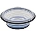 FoldTuk 4 Cup Round Collapsible Bakeware and Storage Container, Black