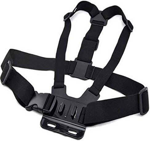 aHook Adjustable Chest Strap Harness Mount+ J-Hook Buckle Mount + Smatree Aluminum for GoPro Hero 1 2 3 3+ 4 cameras