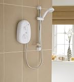 2.1539.392 Mira Vie 10.8kw Electric Shower in White & Chrome