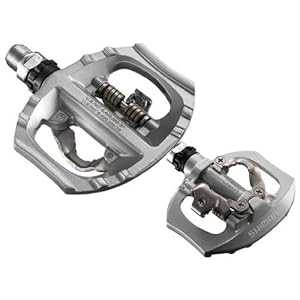 discount Shimano PD-A530 Sport Dual-sided Pedal - Platform & Cleat sides ! w/SM-SH51 Cleats. for sale
