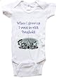 WHEN I GROW UP I WANT TO VISIT BANGKOK - BigBoyMusic Baby Designs - White, Blue or Pink Onesie / Baby T-shirt