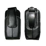 Executive Premium Leather Vertical Case Pouch with Swivel Belt Clip forPalm Centro 690 / Samsung Rouge U960 / Intensity U450 / LG Dare VX9700