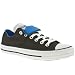 Converse All Star Double Tongue - 4 Uk - Black And Blue - Fabric