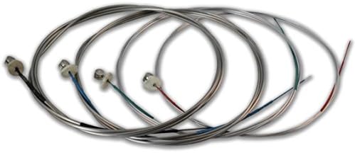 Superior Bassworks Flat Nickel Wound Steel String Set - Upright Bass Double Bass 3/4 Size Scale - Orchestra Jazz and More