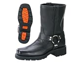 Xelement Men's Motorcycle Short Harness Boot with Lug Sole - Size : 11