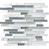 F14 Eternity Linear Glass Stone Blend Mosaic Tile 8sqft/one Box F14 Reviews 41ioV8ya8IL. SL160 F14 Eternity Linear Glass Stone Blend Mosaic Tile 8sqft/one Box F14 Reviews